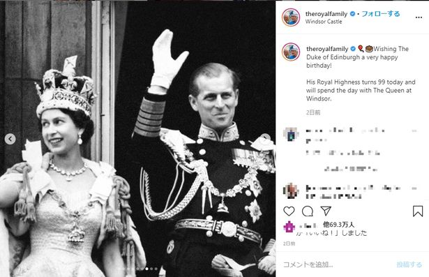 イギリス王室の公式Instagramにもたくさんの写真が投稿された