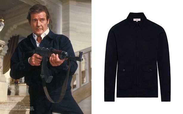 ロジャー・ムーアが着た！『007／オクトパシー』(83)のハリントンジャケット(69,000円+税)