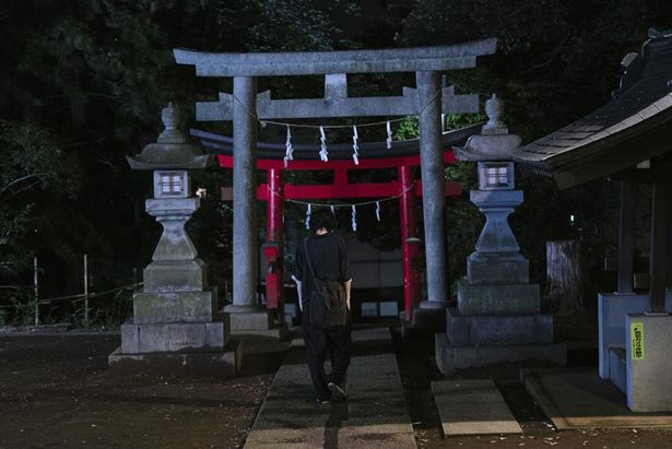 久我山稲荷神社では永田のガッツポーズが見られる