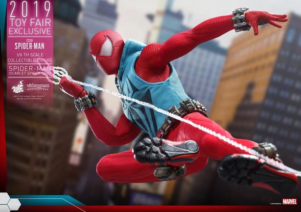NYを満喫するユニークなアイテム(「【ビデオゲーム・マスターピース】 『Marvel’s Spider−Man』 1/6スケールフィギュア　スパイダーマン(スカーレット・スパイダー・スーツ版)」)