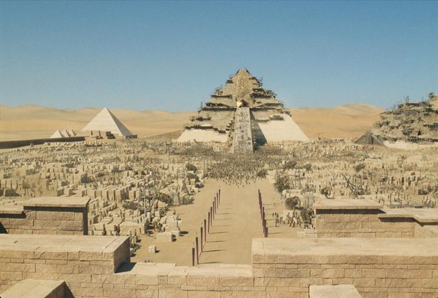 なぜかピラミッドも登場してしまう(『紀元前1万年』)