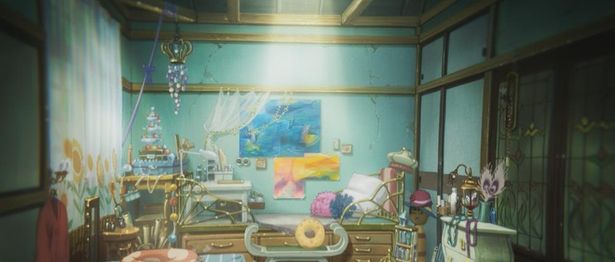 ファンタジックな装飾で彩られたジョゼの部屋
