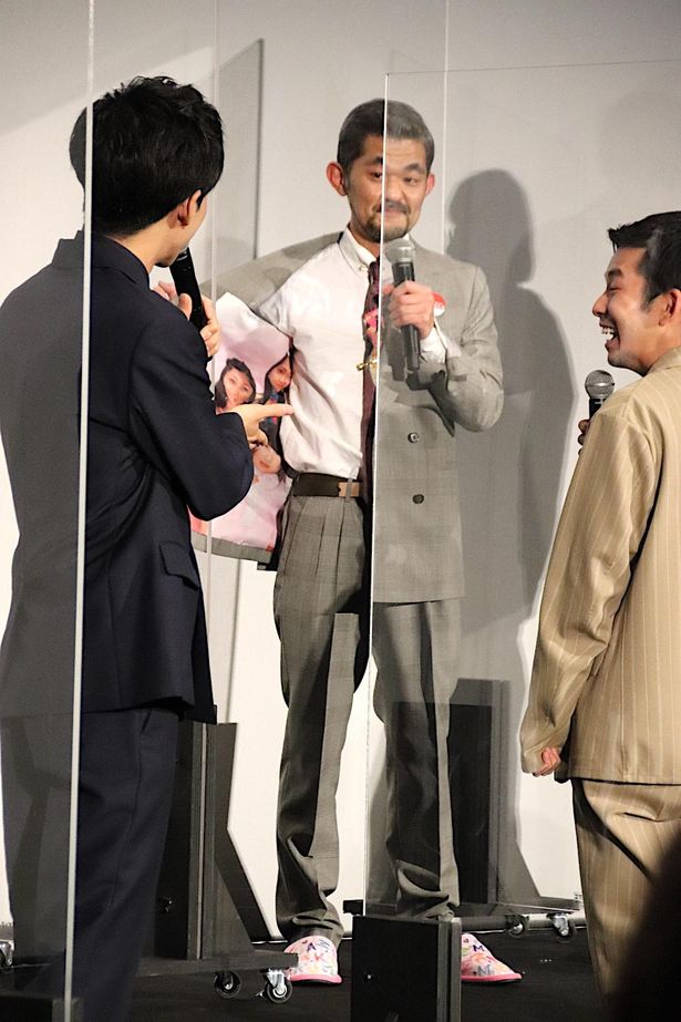 『あの頃。』の公開記念舞台挨拶に登壇した松坂桃李