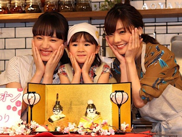 倉科カナ、清原果耶、新津ちせがお料理に挑戦！