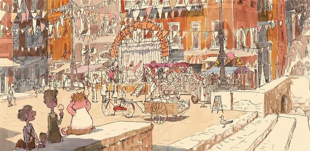 【写真を見る】美しい街並みやキャラクターデザインに、宮崎駿やスタジオジブリ作品へのリスペクトがぎっしり！