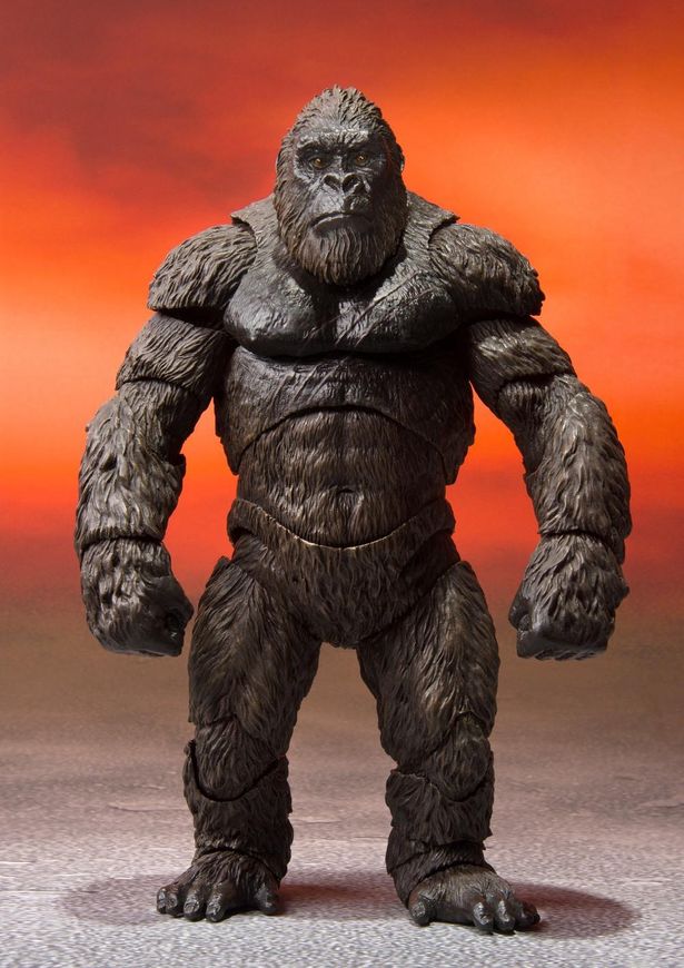 ゴジラと対峙するキングコングもフィギュアに！(「S.H.MonsterArts KONG FROM GODZILLA VS. KONG (2021)」)