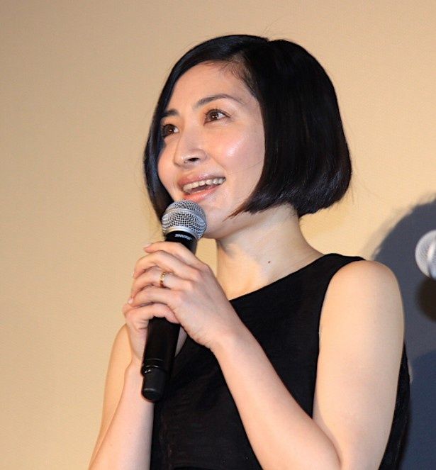 舞台挨拶に登壇した坂本真綾