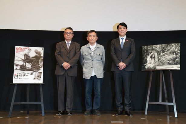 【写真を見る】会見には円谷英二の三男・円谷粲も登壇！「120年経っても功績を祝ってくれることをありがたく思います」