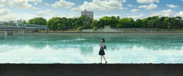 細田監督が特に気に入った川の風景