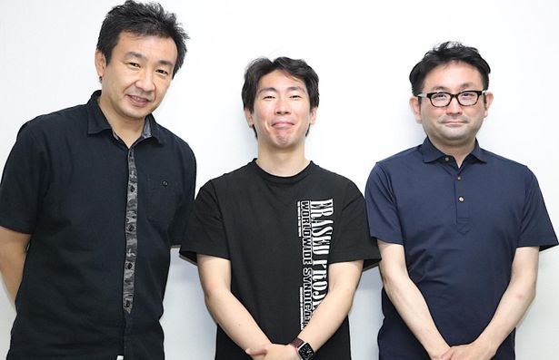 平尾隆之監督(中央)＆今井剛(左)＆松尾亮一郎(右)が『映画大好きポンポさん』を語り合う！