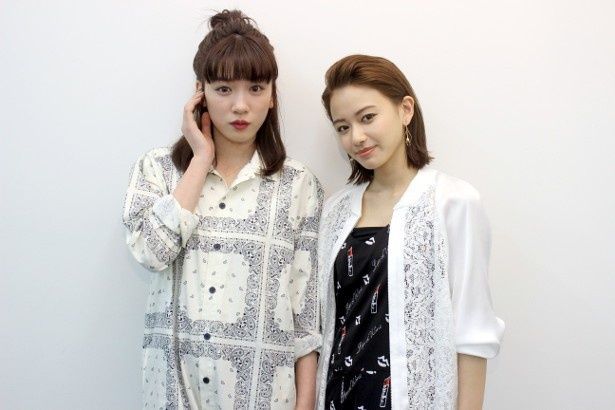 とても仲良しの永野芽郁と山本舞香