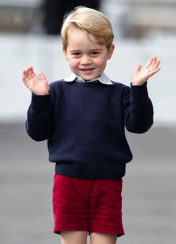 【写真を見る】ジョージ王子の手を振る姿がかわいすぎる！