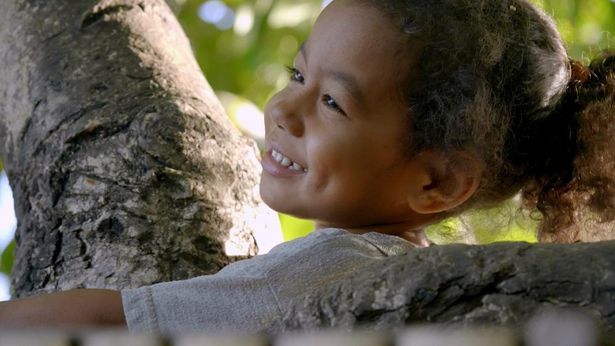 子どもたちの生き生きとした表情や感情がスクリーンから伝わってくる