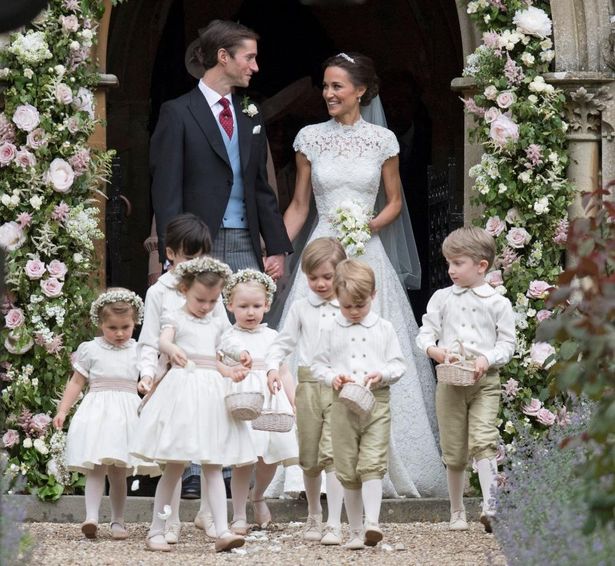 キャサリン妃の妹ピッパ・ミドルトンの結婚式でページボーイを務めたジョージ王子