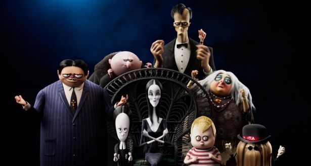 人気コメディ映画のアニメ化の続編『The Addams Family2』は2位スタート