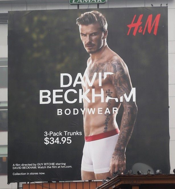 【写真を見る】2013年、H＆Mの広告に登場したデビッド・ベッカム
