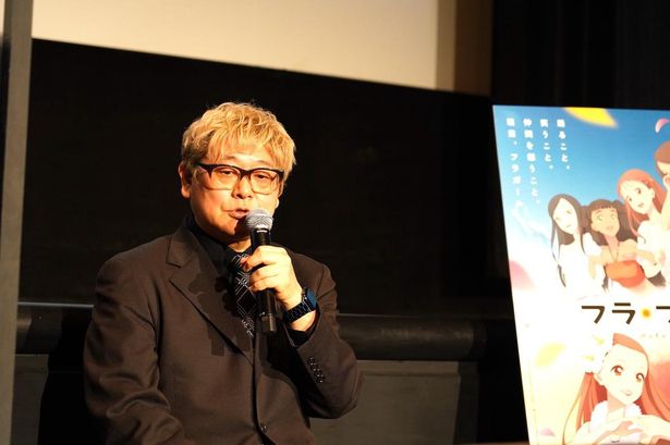 東京国際映画祭での『フラ・フラダンス』Q＆Aセッションに登壇した水島精二監督