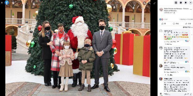 恒例のクリスマス行事にも、2人揃って出席