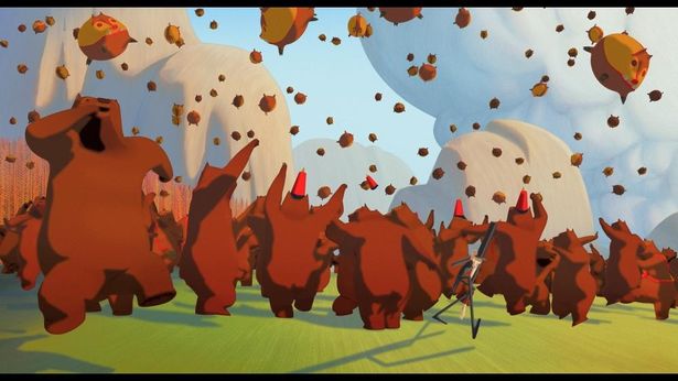猪の大軍を魔法で風船にしてしまったりとアニメならではのユーモラスな描写も楽しい