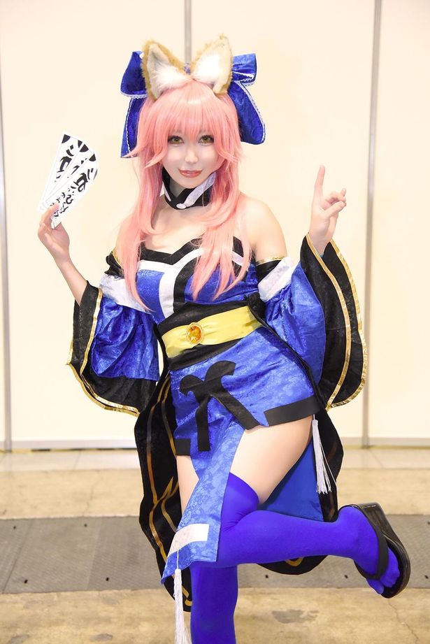 「Fate/Grand Order」の玉藻の前に扮する ぬえっちゃさん