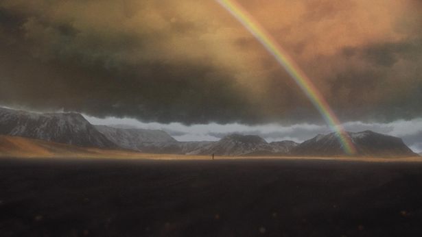 アニメスタジオMADHOUSEによってアイスランドの風景が美しく描かれる
