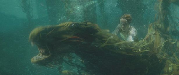 いろいろな姿に変身する水魔で、ネス湖のネッシーの正体とも言われているケルピー(『ファンタスティック・ビーストと黒い魔法使いの誕生』)