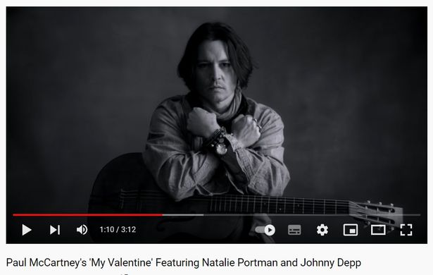 ジョニーが参加した「My Valentine｣のMV