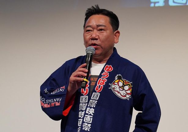 上田博和大会実行委員長による開会宣言で映画祭がスタートした