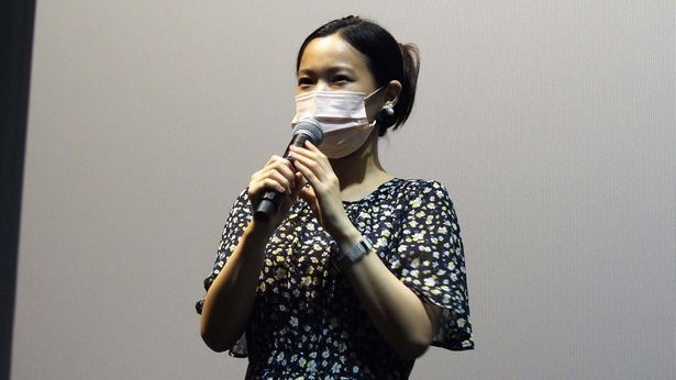 「第1回 日本ホラー映画大賞 授賞作品 特別上映会」に登壇した平岡亜紀監督