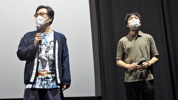 「第1回 日本ホラー映画大賞 授賞作品 特別上映会」に登壇した藤岡晋介監督と武田真悟監督