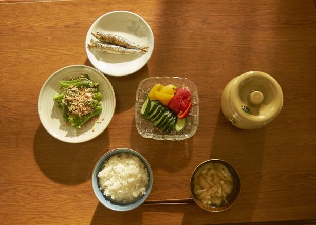 山田家のある日の夕食(『川っぺりムコリッタ』)