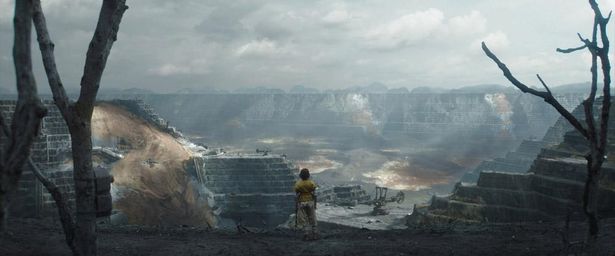 キャシアンが子ども時代に暮らしていた廃鉱山の惑星ケナーリ(「キャシアン・アンドー」)
