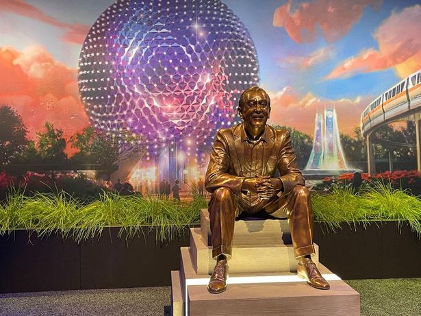  ウォルト・ディズニー・ワールド・リゾートのエプコットに新たに登場予定のウォルト像