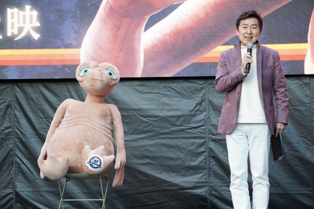 『E.T.』屋外上映会の様子