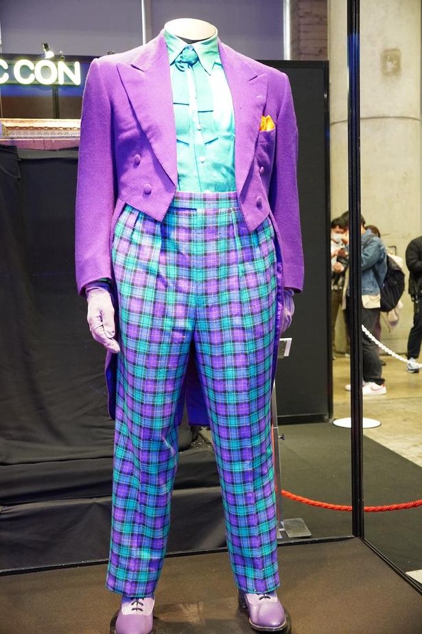 ジョーカー(ジャック・ニコルソン)のコスチューム「東京コミコン2022」展示の様子