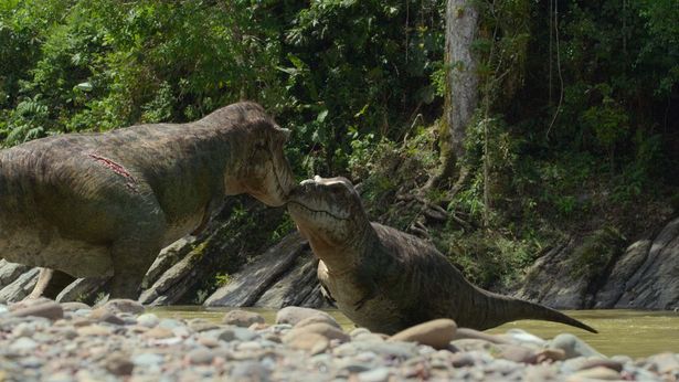 「太古の地球からよみがえる恐竜たち」シーズン1エピソード2「川辺の恐竜たち」より