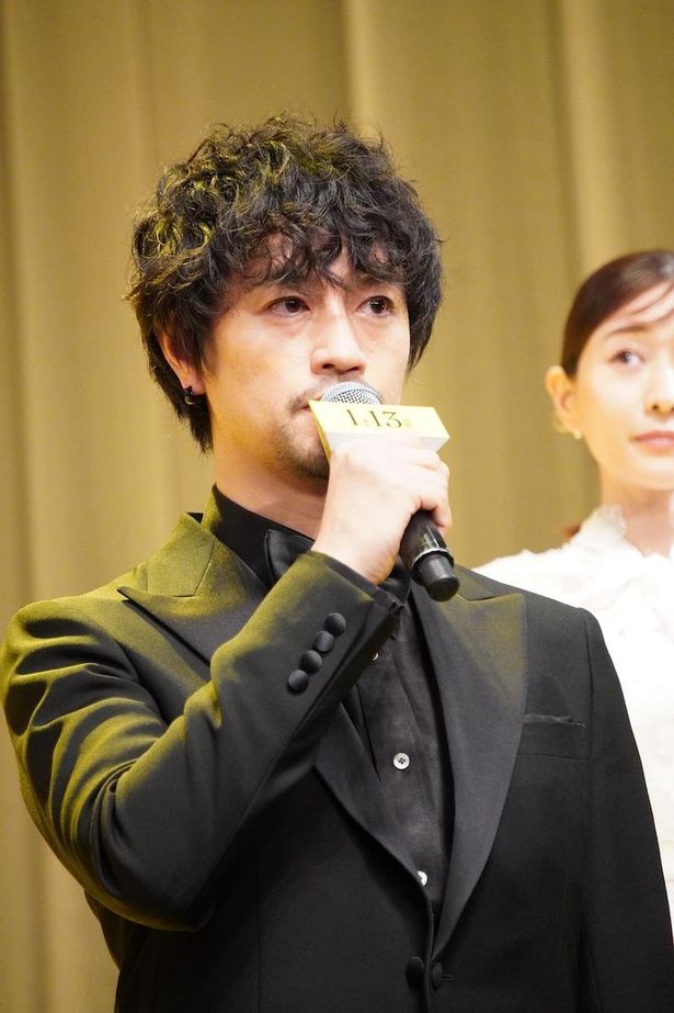 『イチケイのカラス』完成披露試写会に登壇した斎藤工