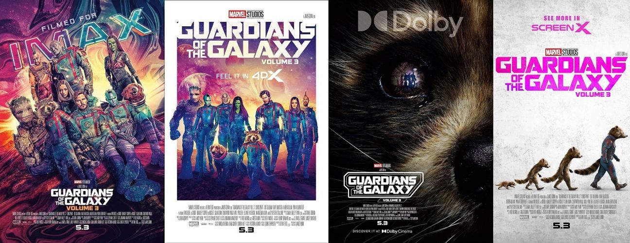 『ガーディアンズ・オブ・ギャラクシー：VOLUME 3』チームの"絆"を写す、IMAXほか4ラージフォーマット版ポスターが解禁