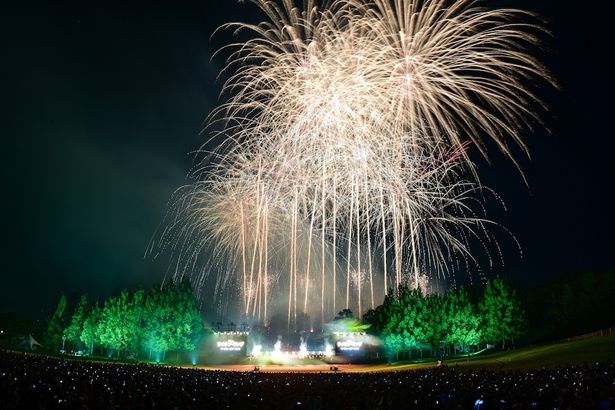 「Disney Music & Fireworks」広島会場の様子
