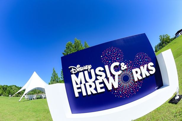 「Disney Music & Fireworks」広島会場の様子