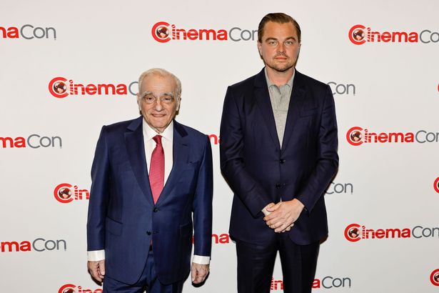 CinemConの会場に主演のレオナルド・ディカプリオと登場したマーティン・スコセッシ