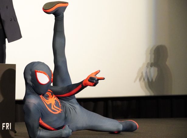 『スパイダーマン：アクロス・ザ・スパイダーバース』イベントの様子