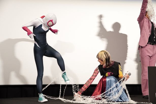 『スパイダーマン：アクロス・ザ・スパイダーバース』イベントの様子