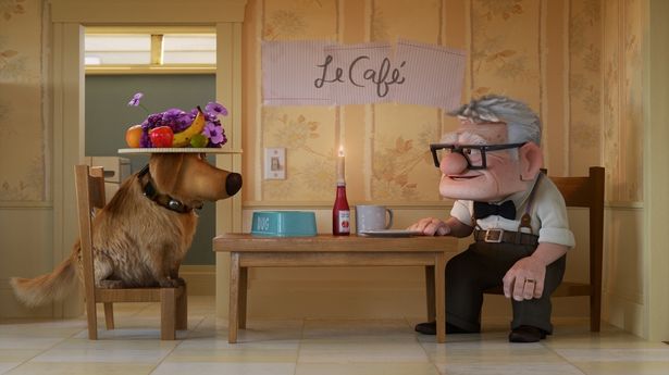 【写真を見る】カールじいさんとダグの日常を描く短編アニメーション映画『カールじいさんのデート』