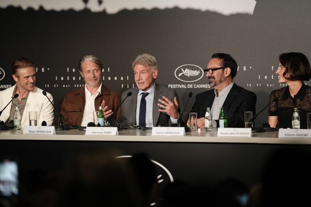 カンヌ国際映画祭の記者会見で、本作への想いを語ったハリソン・フォードやジェームズ・マンゴールド監督たち