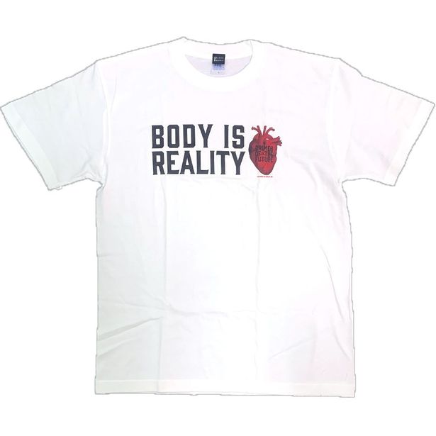 【写真を見る】BODY IS REALITY Tシャツ(白)
