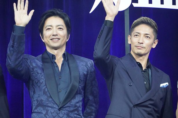 玉木宏は、潜水艦が登場する映画に出演するのは「3回目。なかなか俳優のなかでもいないと思う」と笑顔