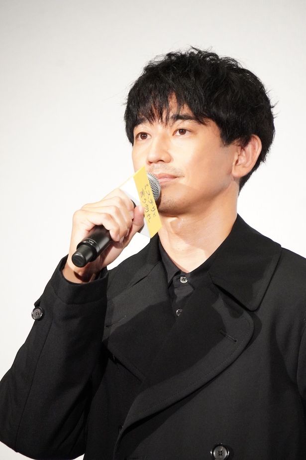 『ミステリと言う勿れ』完成披露舞台挨拶に登壇した永山瑛太