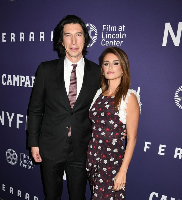 ニューヨーク映画祭のプレミア上映に現れた『Ferrari』主演のアダム・ドライバーとペネロペ・クルス