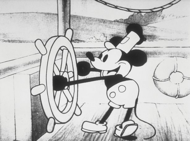 アメリカで初のトーキーアニメーションとなった『蒸気船ウィリー』